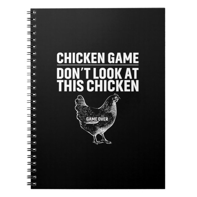 Chicken Art Chicken Game Notizblock (Vorderseite)