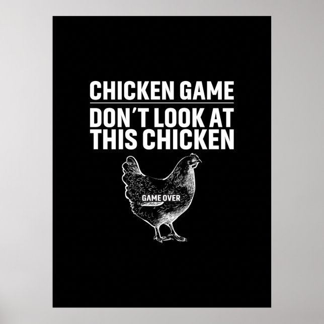 Chicken Art Chicken Game Poster (Vorne)