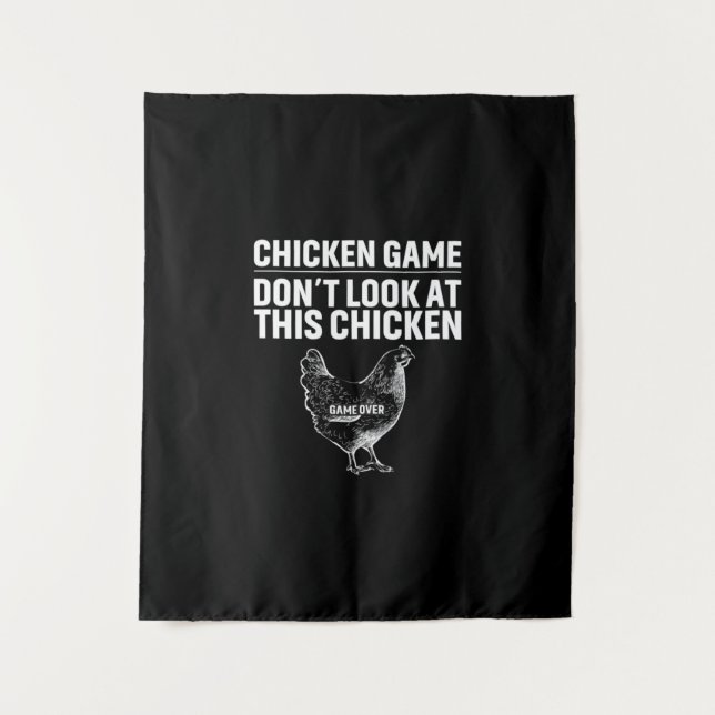 Chicken Art Chicken Game Wandteppich (Vorderseite)