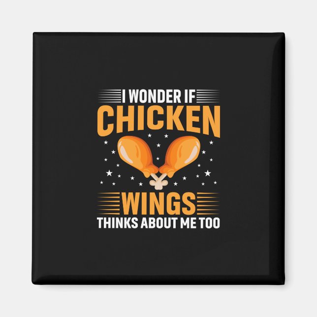 Chicken Art Chicken Wing Magnet (Vorne)