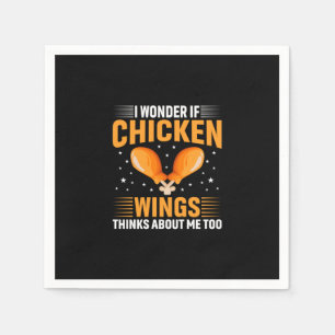 Chicken Art Chicken Wing Serviette