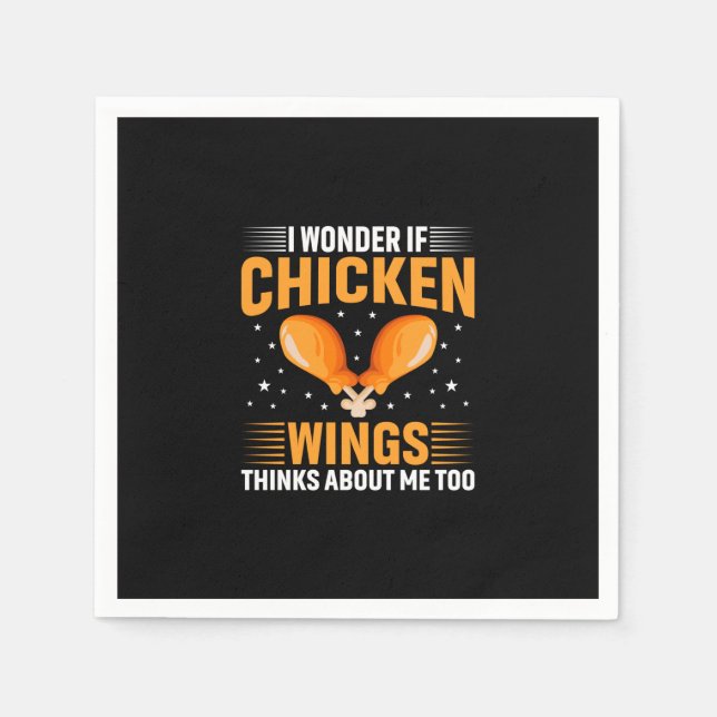 Chicken Art Chicken Wing Serviette (Vorderseite)