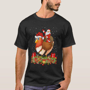 Chicken Bird Lover Xmas Weihnachtsfeier T-Shirt