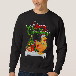 Chicken Bird Weihnachten Weihnachten Sweatshirt
