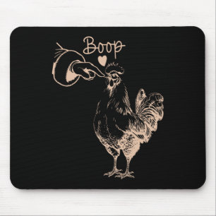 Chicken Boop Weihnachtsbauernhof Tier Xmas Chicken Mousepad