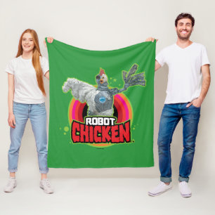 Chicken Character Logo Fleecedecke