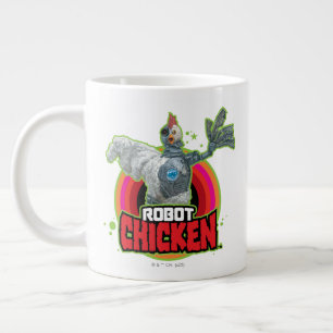 Chicken Character Logo Jumbo-Tasse