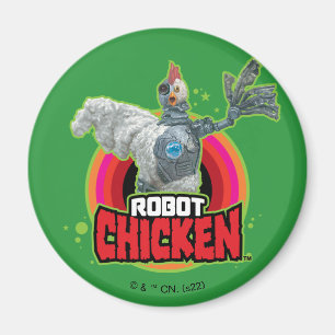Chicken Character Logo Magnet