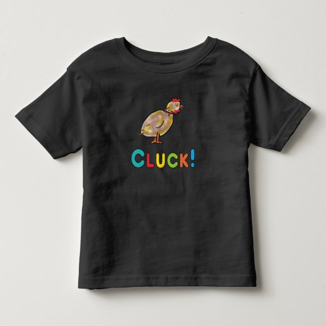 Chicken Cluck Kleinkind T-shirt (Vorderseite)