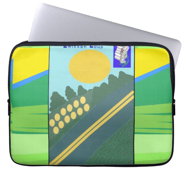 Chicken Coup Electronics Bag Laptopschutzhülle (Vorderseite)
