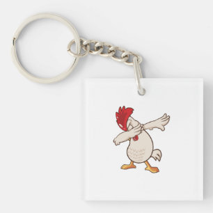 Chicken Dabbing Bauer Dab Tanz Schlüsselanhänger