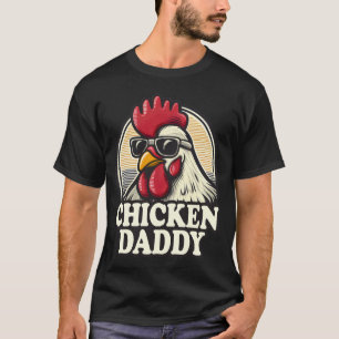 Chicken Daddy Funny Bauer Rooster Vintag T-Shirt