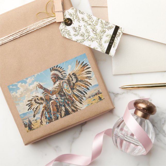 CHICKEN DANCE 2 RECHTECKIGER AUFKLEBER (Schenken)