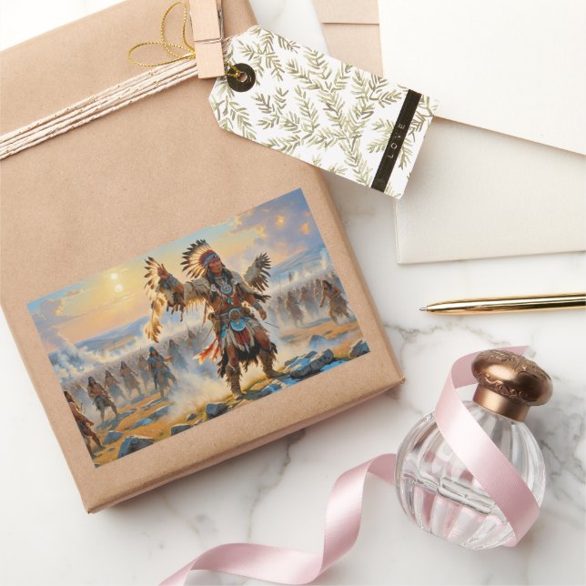 CHICKEN DANCE 3 RECHTECKIGER AUFKLEBER (Schenken)