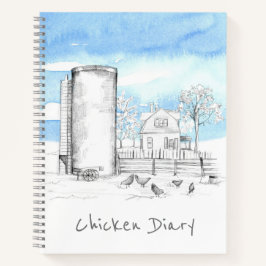 Chicken Diary Bauernhof Frische Eier Business Notizbuch