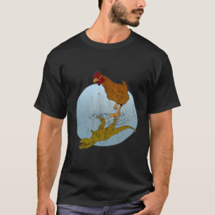 Chicken Dinosaurier Funny Evolution Science Lover T-Shirt