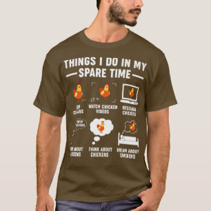 Chicken Fan Bauer Funny Chicken T-Shirt