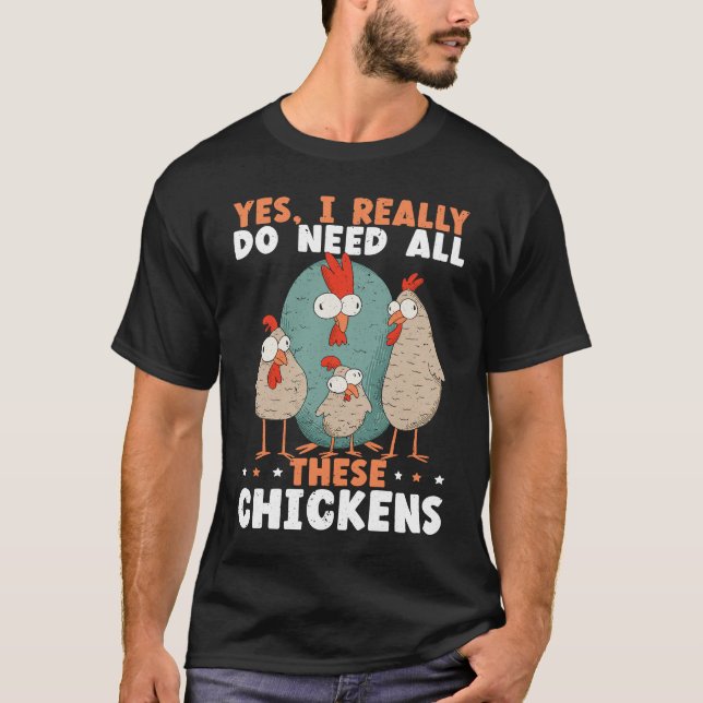 Chicken Farmer Chicken Whisper Farm Animal Poultry T-Shirt (Vorderseite)