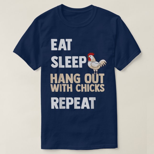 Chicken Farmer Grower Backyard Flock Egg Hen  T-Shirt (Design vorne)