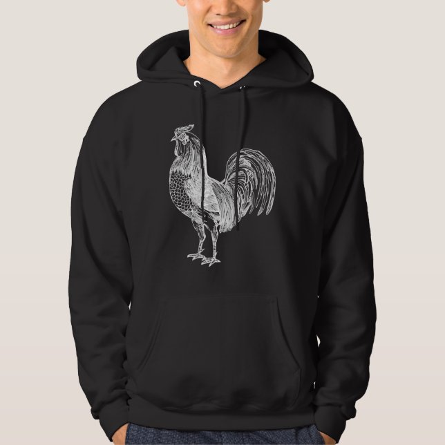 Chicken Favorite Animal   Hoodie (Vorderseite)