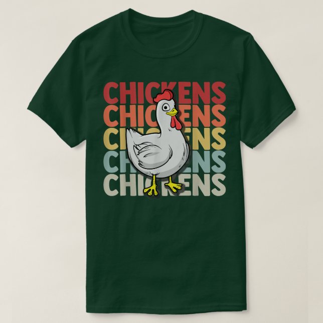 Chicken Flock Egg Hen Farmer Grower Backyard 115 T-Shirt (Design vorne)