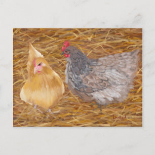 Chicken Friends JW Postkarte