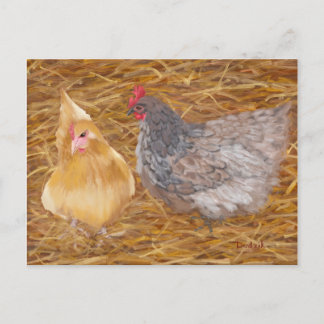 Chicken Friends JW Postkarte