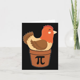 Chicken Funny Math Engineer Nerd Geburtstagsgesche Karte
