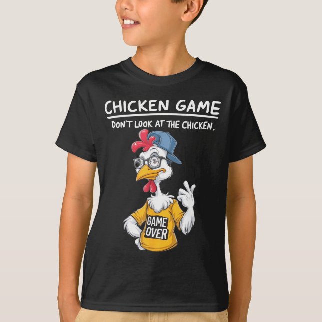 Chicken Game Humorous Family Tee - Uni-adults &amp (Vorderseite)