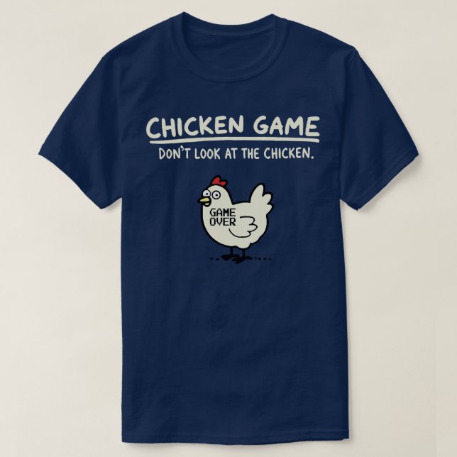 Chicken Game Kids Long Sleeve T-Shirt (Design vorne)