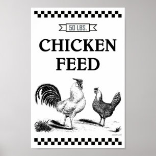 CHICKEN GEFÜTTERT POSTER