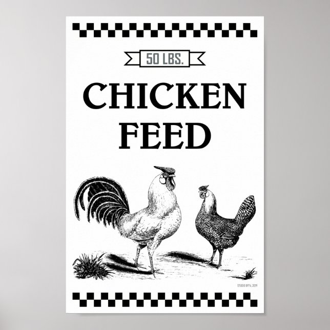 CHICKEN GEFÜTTERT POSTER (Vorne)