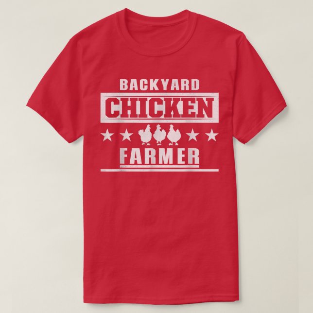 Chicken Girls Farm Backyard Chicken Farmer  T-Shirt (Design vorne)