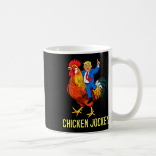 Chicken Jockey Trump Funny Meme 4 Kaffeetasse