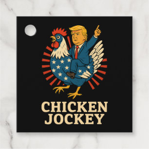 Chicken Jockey Trump Funny Meme Geschenkanhänger