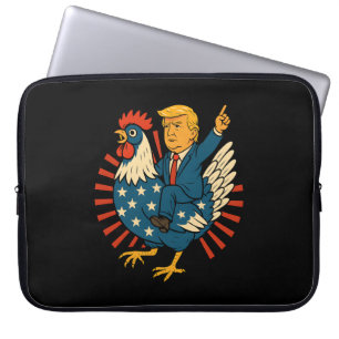 Chicken Jockey Trump Funny Meme Laptopschutzhülle