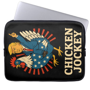 Chicken Jockey Trump Funny Meme Laptopschutzhülle