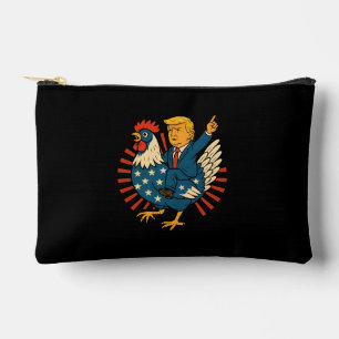 Chicken Jockey Trump Funny Meme Zubehörtasche