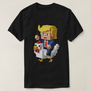 Chicken Jockey Trump Funny Shirt - Satirische Poli