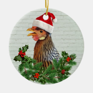 Chicken Keramik Ornament