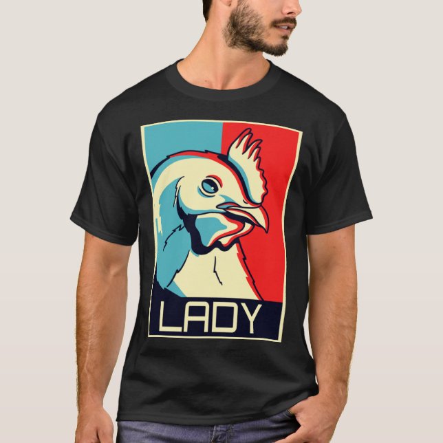 Chicken Lady   Cockerel Chicken Graphic I Chicken  T-Shirt (Vorderseite)