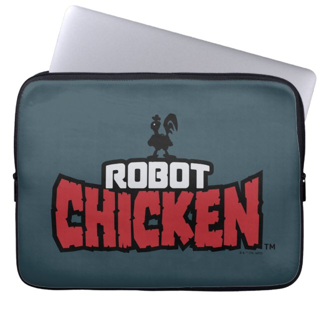 Chicken Logo Laptopschutzhülle (Vorderseite)