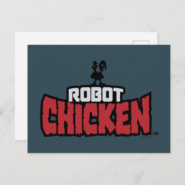 Chicken Logo Postkarte (Vorne/Hinten)
