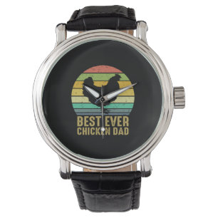 Chicken Lover   Best Ever Chicken Dad Armbanduhr