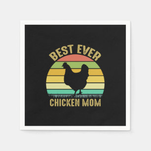 Chicken Lover Best Ever Chicken Mom Serviette