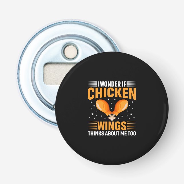 Chicken Lover | Chicken Wing Flaschenöffner (Vorderseite)