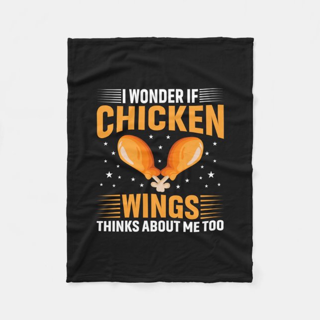Chicken Lover | Chicken Wing Fleecedecke (Vorderseite)