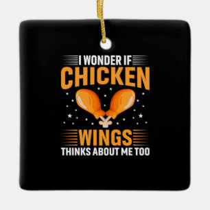 Chicken Lover Chicken Wing Keramikornament