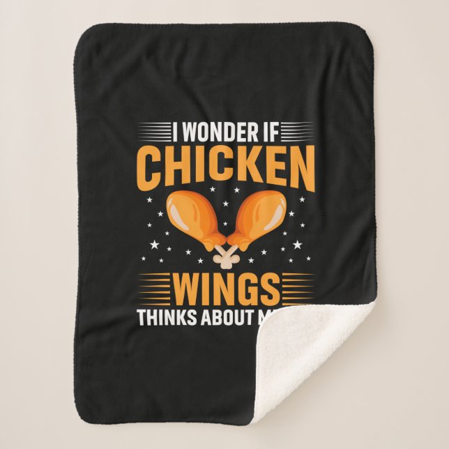 Chicken Lover | Chicken Wing Sherpadecke (Vorderseite)