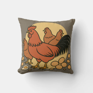 Chicken Lover Throw Pillow Kissen